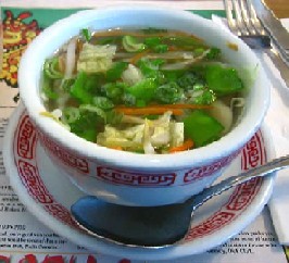 Chinese Vegetable & Noodle Soup